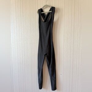 Year of Ours Black Cross-Back Sleeveless Jumpsuit